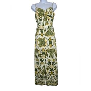 Monteau Los Angeles Green Floral Maxi Dress